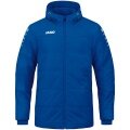 JAKO Coach Jacket Team with Hood (100% Polyester, water-repellent outer material) royal blue Men