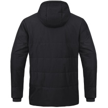 JAKO Coach Jacket Team with Hood (100% Polyester, water-repellent outer material) black Men