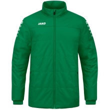 JAKO Coach Jacket Team (100% Polyester, water-repellent outer material) green Men