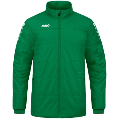 JAKO Coach Jacket Team (100% Polyester, water-repellent outer material) green Men