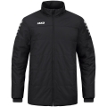 JAKO Coach Jacket Team (100% Polyester, water-repellent outer material) black Men