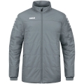 JAKO Coach Jacket Team (100% Polyester, water-repellent outer material) dark grey Men