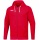 JAKO Leisure Hooded Jacket Base (70% Cotton) Red Kids