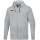 JAKO Leisure Hooded Jacket Base (70% Cotton) Light Grey Kids