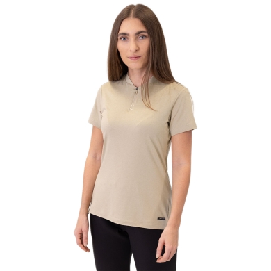 JAKO Leisure Polo Pro Casual (Polyester Stretch Jersey) beige Ladies