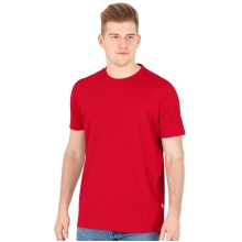 JAKO Leisure Tshirt Doubletex (Polyester/Cotton) red Men