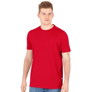 JAKO Leisure Tshirt Doubletex (Polyester/Cotton) red Men