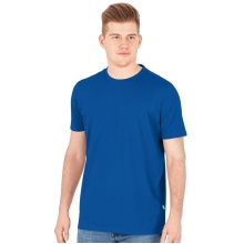 JAKO Leisure Tshirt Doubletex (Polyester/Cotton) royal blue Men