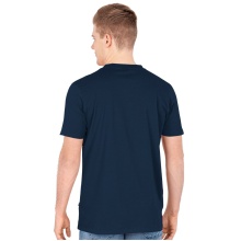 JAKO Leisure Tshirt Doubletex (Polyester/Cotton) Navy Blue Men