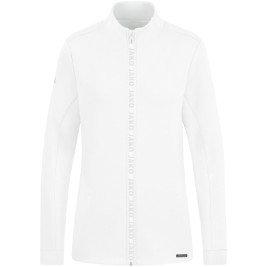 JAKO Leisure Jacket Pro Casual (elastic material, side pockets) white ladies