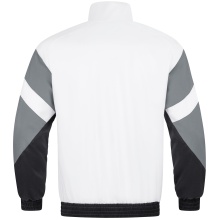 JAKO Leisure Jacket Retro (Stretch-Micro-Twill) black/white/stone grey Men