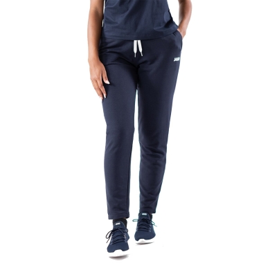 JAKO Leisure Jogging Trousers (70% Cotton) Base Long Navy Blue Women