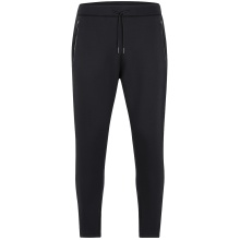 JAKO Jogging Pants Pro Casual (elastic material, side pocket with zipper) long black Men