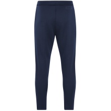 JAKO Sweatpants Pro Casual (elastic material, side pocket with zipper) long navy blue Men