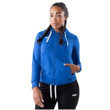 JAKO Leisure Hooded Jacket Base (70% Cotton) Royal Blue Women