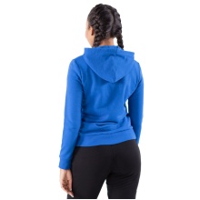 JAKO Leisure Hooded Jacket Base (70% Cotton) Royal Blue Women