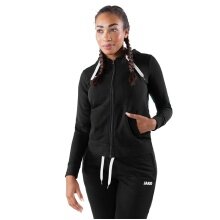 JAKO Leisure Hooded Jacket Base (70% Cotton) Black Women