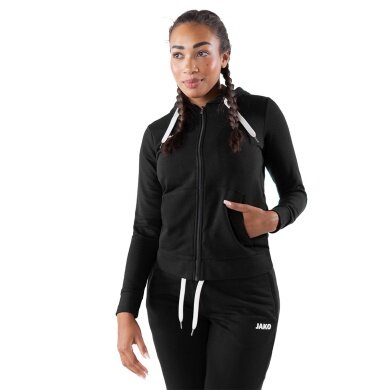 JAKO Leisure Hooded Jacket Base (70% Cotton) Black Women