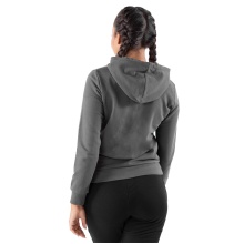 JAKO Leisure Hooded Jacket Base (70% Cotton) Anthracite Grey Women