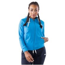 JAKO Leisure Hooded Jacket Base (70% Cotton) Light Blue Women