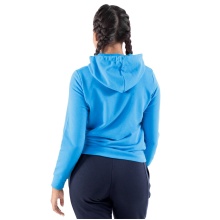 JAKO Leisure Hooded Jacket Base (70% Cotton) Light Blue Women