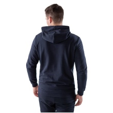 JAKO Leisure Hooded Jacket Base (70% Cotton) Navy Blue Men