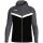 JAKO Hooded Jacket Iconic (Polyester Fleece, Side Pockets with Zip) black/anthracite grey Children