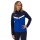 JAKO Iconic Hooded Jacket (Polyester Fleece, Side Pockets with Zipper) royal blue/navy blue Ladies