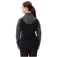 JAKO Iconic Hooded Jacket (Polyester Fleece, Side Pockets with Zip) black/anthracite grey Ladies