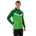 JAKO Iconic Hooded Jacket (Polyester Fleece, Side Pockets with Zip) green/dark green Men's