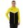 JAKO Hooded Jacket Iconic (Polyester Fleece, Side Pockets with Zip) Black/Yellow Men's