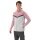 JAKO Iconic Hooded Jacket (Polyester Fleece, Side Pockets with Zipper) Light Grey/Pink/Charcoal Grey Men's