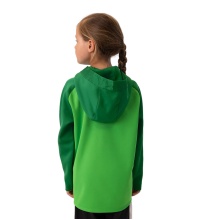 JAKO Hooded Jacket Iconic (Polyester Fleece, Side Pockets with Zip) Green/Dark Green Kids