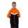 JAKO Hooded Jacket Iconic (Polyester Fleece, Side Pockets with Zip) black/neon orange Children