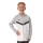 JAKO Hooded Jacket Iconic (Polyester Fleece, Side Pockets with Zip) white/grey/charcoal grey Kids