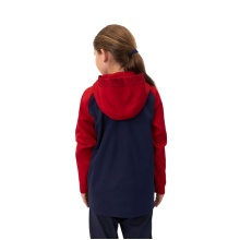 JAKO Hooded Jacket Iconic (Polyester Fleece, Side Pockets with Zip) navy/red Children