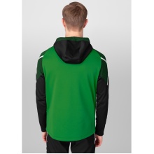 JAKO Hooded Jacket Performance (Polyester Fleece) green/black Men