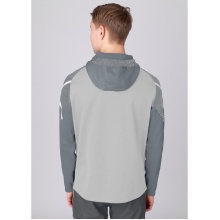 JAKO Hooded Jacket Performance (Polyester Fleece) light grey Men