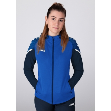 JAKO Hooded Jacket Performance (Polyester Fleece) royal blue/navy blue Women