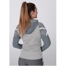 JAKO Hooded Jacket Performance (Polyester Fleece) light grey Women