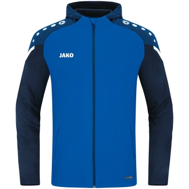 JAKO Hooded Jacket Performance (Polyester Fleece) royal blue/navy blue Boys/Girls/Children