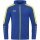 JAKO Hooded Jacket Power (Polyester Fleece, Side Pockets with Zipper) royal blue/yellow Children