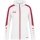 JAKO Hooded Jacket Power (Polyester Fleece, Side Pockets with Zipper) White/Red Women