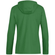 JAKO Hooded Jacket Power (Polyester Fleece, Side Pockets with Zipper) Green Women