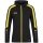 JAKO Hooded Jacket Power (Polyester Fleece, Side Pockets with Zip) Black/Yellow Women