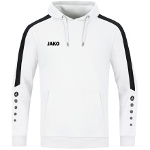 JAKO Hoodie Power Hooded Sweatshirt (Organic Cotton) White Kids