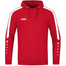 JAKO Hoodie Power Hooded Sweatshirt (Organic Cotton) Red Men