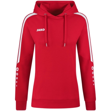 JAKO Hoodie Power Hooded Sweatshirt (Organic Cotton) red Women