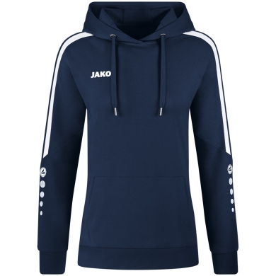 JAKO Hoodie Power Hooded Sweatshirt (Organic Cotton) Navy Blue Women