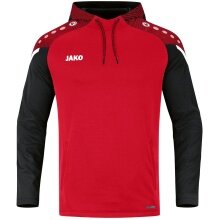 JAKO Hoodie Performance (Polyester Fleece) red/black Men